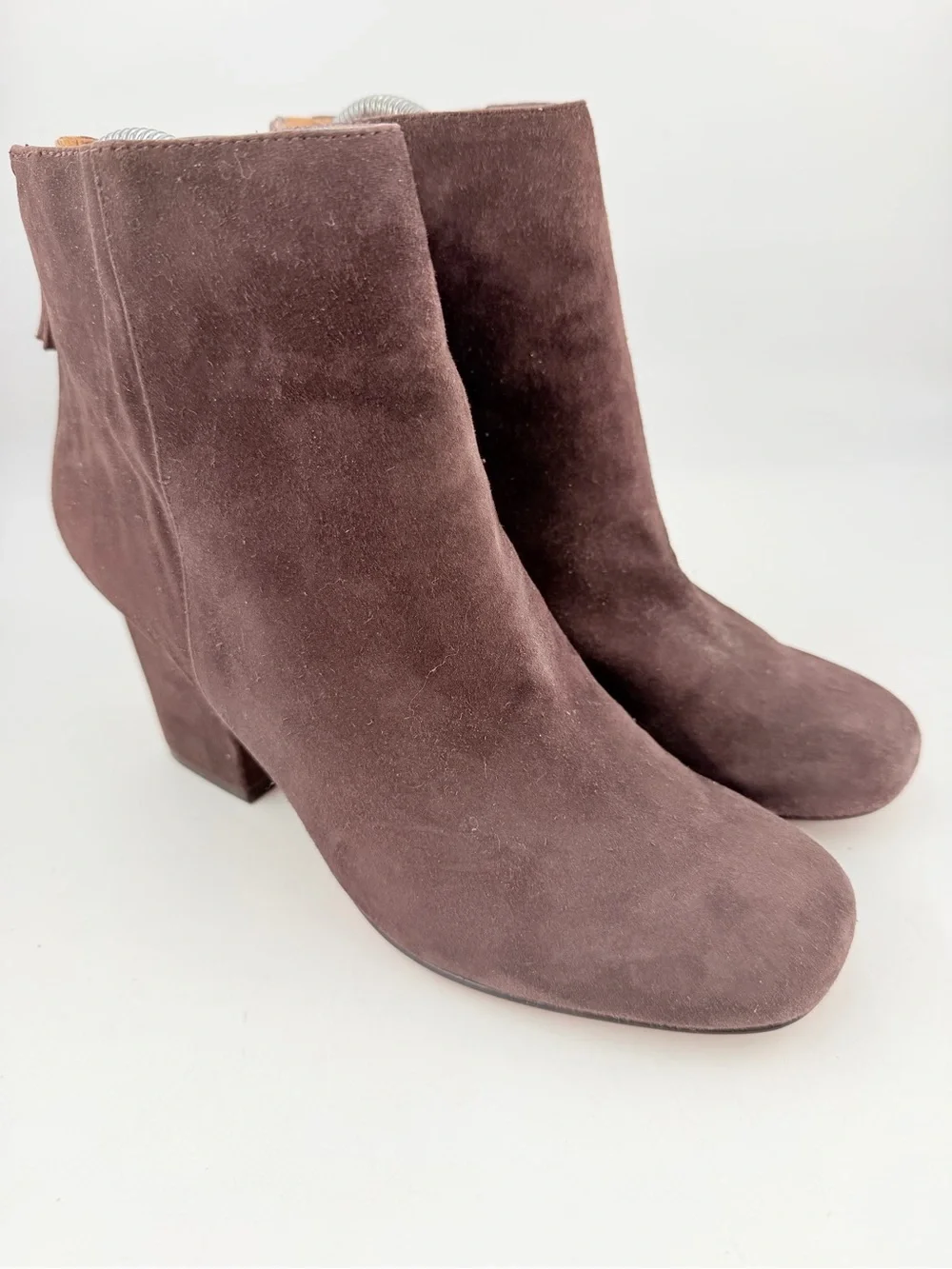 NEW! Nine West Women’s Genevieve -SZ 7.5- Brown Suede Ankle Boots